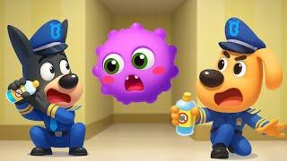 Virus Showdown | Safety Rules for Kids | Sheriff Labrador | Kids Cartoon | BabyBus TV