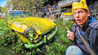 Exploring The UK's £1M ABANDONED Dump of RARE Cars & a FERRARI!