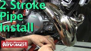 2 Stroke Motorcycle Pipe Installation