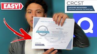 How to pass CRCST Sterile Processing technician test | 2023 BEST GUIDE !!!