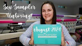 August 2024 SEW SAMPLER Unboxing | Fat Quarter Shop Subscription Box