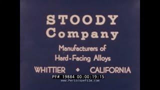 HARDFACING OF PLOWSHARES WITH STOODITE   1940s STOODY COMPANY FARM IMPLEMENT PROMO FILM 19884