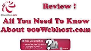 000Webhost Review And All You Have To Know About It!