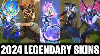 All Legendary Skins Spotlight Released in 2024 (League of Legends)