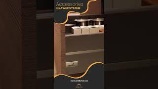 Drawer System | Kitchen Setup | Exquisite finishes | By TEL Kitchen India 2021