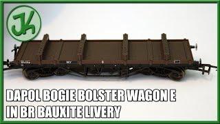 Dapol Bogie Bolster Wagon E in BR Bauxite livery - Unboxing and Review