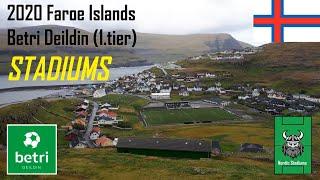 2020 Faroe Islands Betri Deildin football stadiums