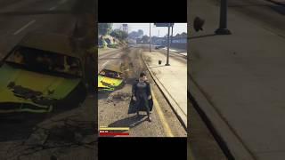 GTA 5: Evil Black Superman In Los Santos | The Destroyer #gta5gameplay #shorts #superman