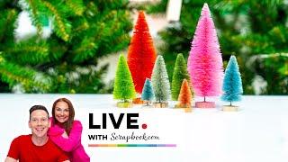 You CAN'T Miss These Deals! DIY Bottle Brush Tree Decorating! | Scrapbook.com