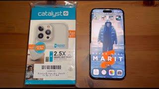 Catalyst influence 霧透白、clear white iphone 14 pro max