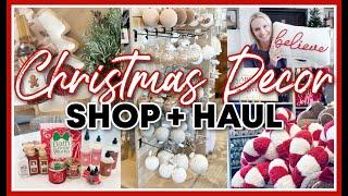 CHRISTMAS DECOR SHOP WITH ME AND HAUL 2024 | KIRKLANDS + HOMEGOODS