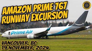 Vancouver Cargo Jet Airways B-767 Runway Overrun 19 Nov 2024