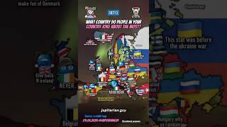 What country does your country joke about the most? #shorts #map #geography #country