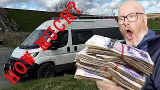 IT COST HOW MUCH? My Van conversion costs breakdown.