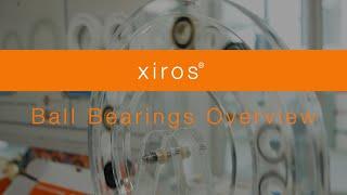 xiros® Ball Bearings: Self-lubricating & Maintenance-free | Overview