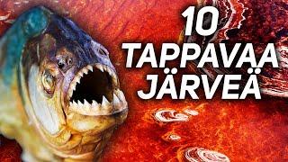 10 TAPPAVAA JÄRVEÄ JOISSA EI KANNATA UIDA