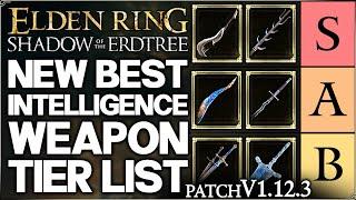 Shadow of the Erdtree - New Best HIGHEST DAMAGE Intelligence Weapon Tier List Build Guide Elden Ring