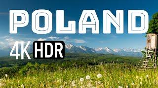 Poland 4K | Beautiful Landscapes & Tourist Attractions in Poland | HDR UHD 60FPS | Part 1