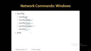 Network Commands: Windows and Linux