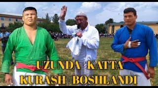 UZUNDA KATTA KURASH BOSHLANDI JONKA SAMARQAND