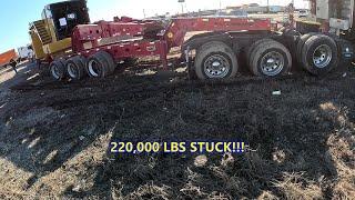 ROTATOR V.S. HEAVY HAUL!!!  220,000 LBS STUCK!!!