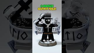 0 Robux Black & White Outfit Idea!