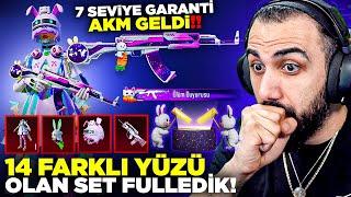 7 SEVİYE GARANTİ AKM VE 14 FARKLI YÜZÜ OLAN DESTANSI SET GELDİ!!  30.000 UC EFSANE! | PUBG MOBILE