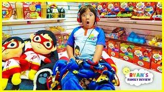 Ryan Spend 24 hours overnight in Ryan's World Toys Room Challenge!!