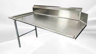 NSF Commercial Stainless Steel dishwasher equipment Left 60-inch clean table CDT-60L-318