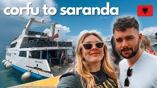 CORFU TO ALBANIA - where to stay in Saranda️ (Albania travel vlog)