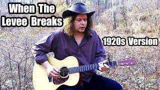 When the Levee Breaks - Old Version Cover - Blues Guitar - Edward Phillips - Pre War Blues