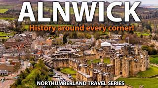 ALNWICK: A Beautiful Medieval Town in England! Alnwick Historic Tour Northumberland