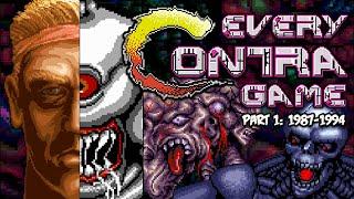 Every CONTRA Game (1987-1994) | Series Evolution Retrospective (Part 1)