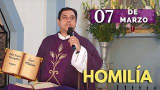 EVANGELIO DE HOY viernes 7 de marzo del 2025 - Padre Arturo Cornejo