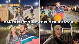 MY INDIAN HUSBANDS REACTION AFTER VISITING PUMPKIN PATCH FOR THE FIRST TIME 