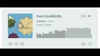 two lovebirds || single by 𝐈𝐧𝐝𝐢𝐞𝐩𝐥𝐚𝐲 on bandlab