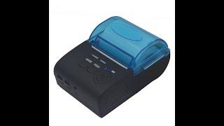 MUNBYN 58mm Mini portable bluetooth thermal printer IMP017 with carry cord