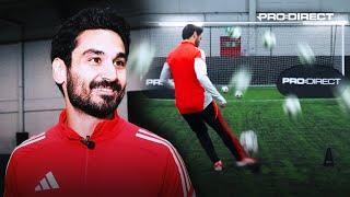 ILKAY GUNDOGAN vs 4 MAN UNITED PLAYERS ️ 20 Ball Crossbar Challenge