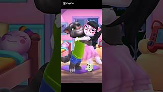 Angela's party  Tom and Friends #talkingangela #angelaparty #party #festada #gaming #shorts #dance