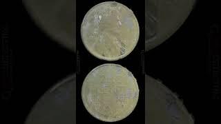 Metal Detecting Zen - Restoring 1920-S 1¢ #coincleaning #coins