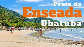 Praia da Enseada Ubatuba, uma das melhores praias para famílias é a Praia da Enseada Ubatuba