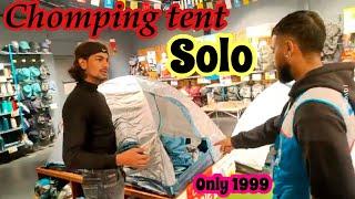 Decathlon Chomping tent ️ solo travel only 1999 chepst and best #vlog vlog delhi store #minivlog