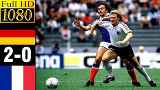 Germany 2-0 France Semi Finals World cup 1986 | Full highlight | 1080p HD