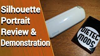 Silhouette Portrait vinyl cutter review & demonstration