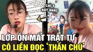 'THẦN CHÚ' của cô giáo khiến lớp đang ỒN ÀO mất trật tự IM PHĂNG PHẮC chỉ trong 1 nốt nhạc | TÁM TV