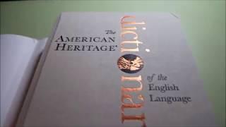 American Heritage Dictionary 5th Edition (Unboxing)