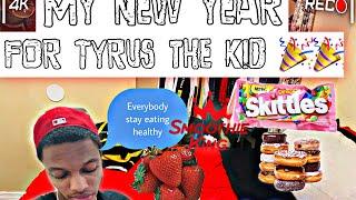 My new year for Tyrus the kid \I hope EverybodyMake the All right. Choice Eat Healthy This ￼year