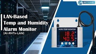 LAN-Based Temperature and Humidity Alarm Monitor | Instrukart