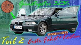 Deutschlands günstigster BMW e36 323ti compact Teil 2 | Erste Fahrt| Kosten | Reset Fahrzeugtechnik