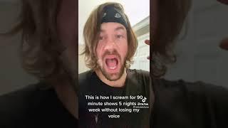 Caleb Shomo Teaches How To Do His Screams #beartooth #calebshomo #metalvocals #tiktok #lesson